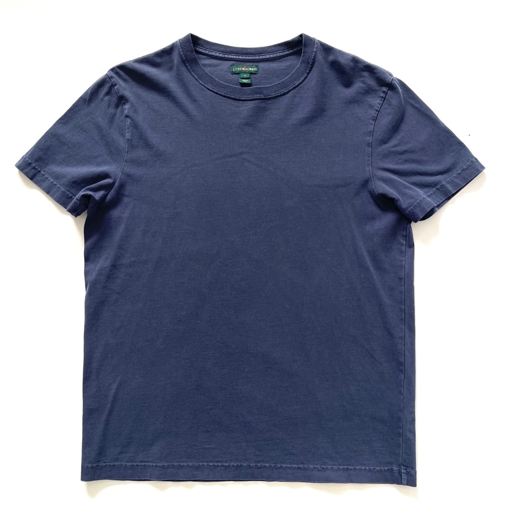 J. Crew Deep Blue Short Sleeve Tee